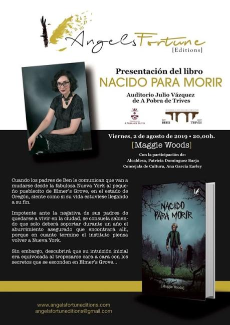 Presentación da novela "Nacidos para morir", da trivesa Mónica Segade