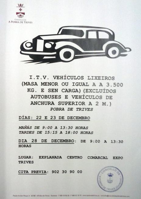 I.T.V. VEHÍCULOS LIXEIROS