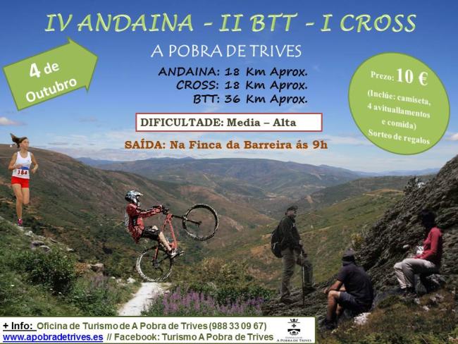 IV Andaina, II BTT e I Cross - A Pobra de Trives