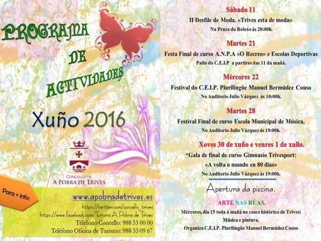 Programa de Actividades de Xuño