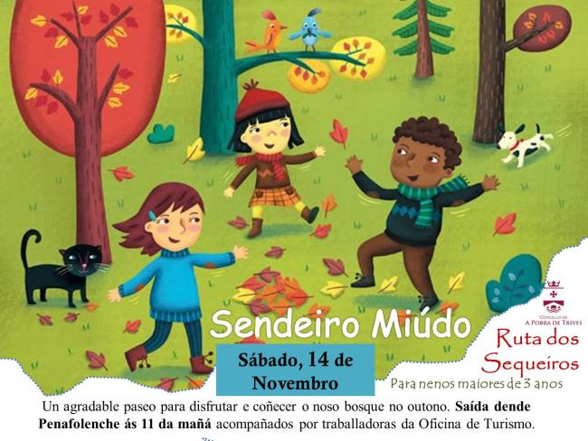 A maxia dun "Sendeiro Miúdo" no outono