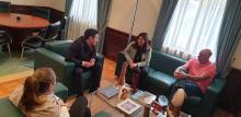 Reunión na Alcaldía co Director Xeral da Estación de Montaña Manzaneda