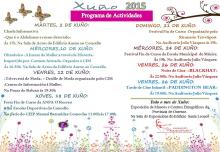Programa de Actividades do mes de Xuño