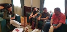 Reunión na alcaldía cos membros da UME